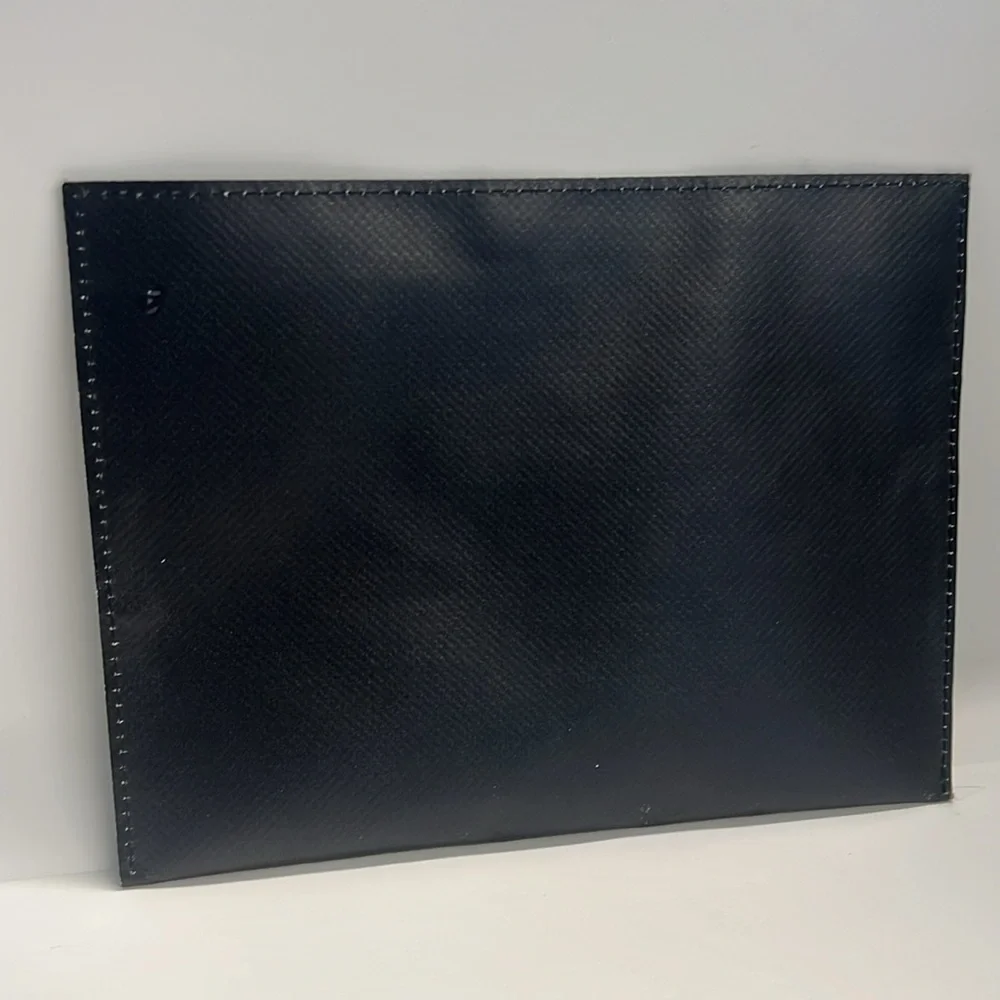 Marni Zip Flat Leatherette Zip Pouch Clutch Bag